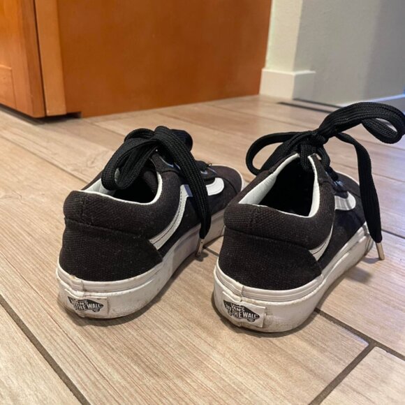 Women's Black and Brown Trainers - Picture 2 of 4